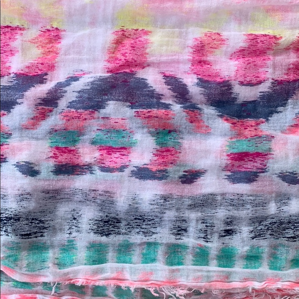 Spring Multicolored Infinity Scarf - Picture 3 of 3